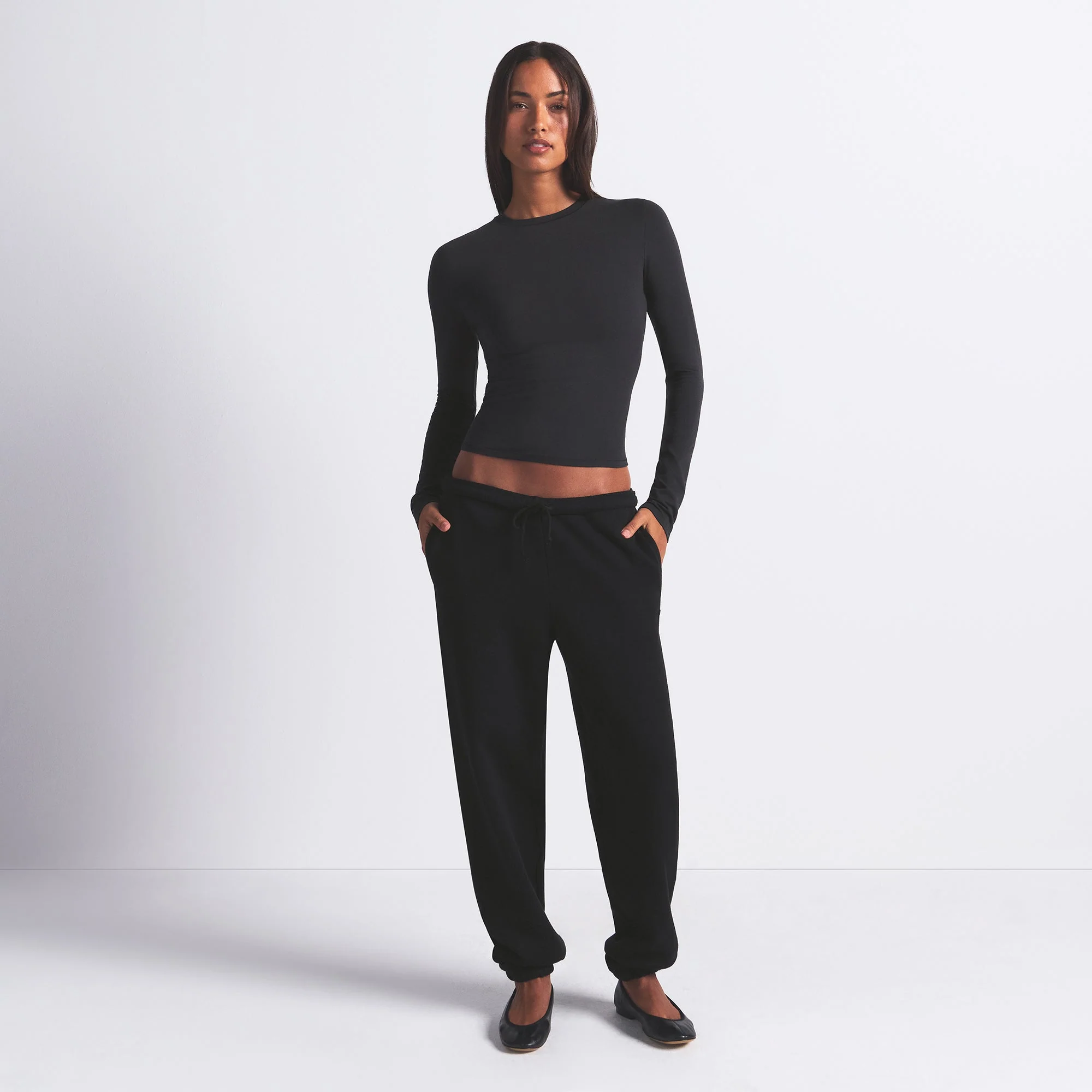 COTTON FLEECE CLASSIC JOGGER | ONYX - Image 2