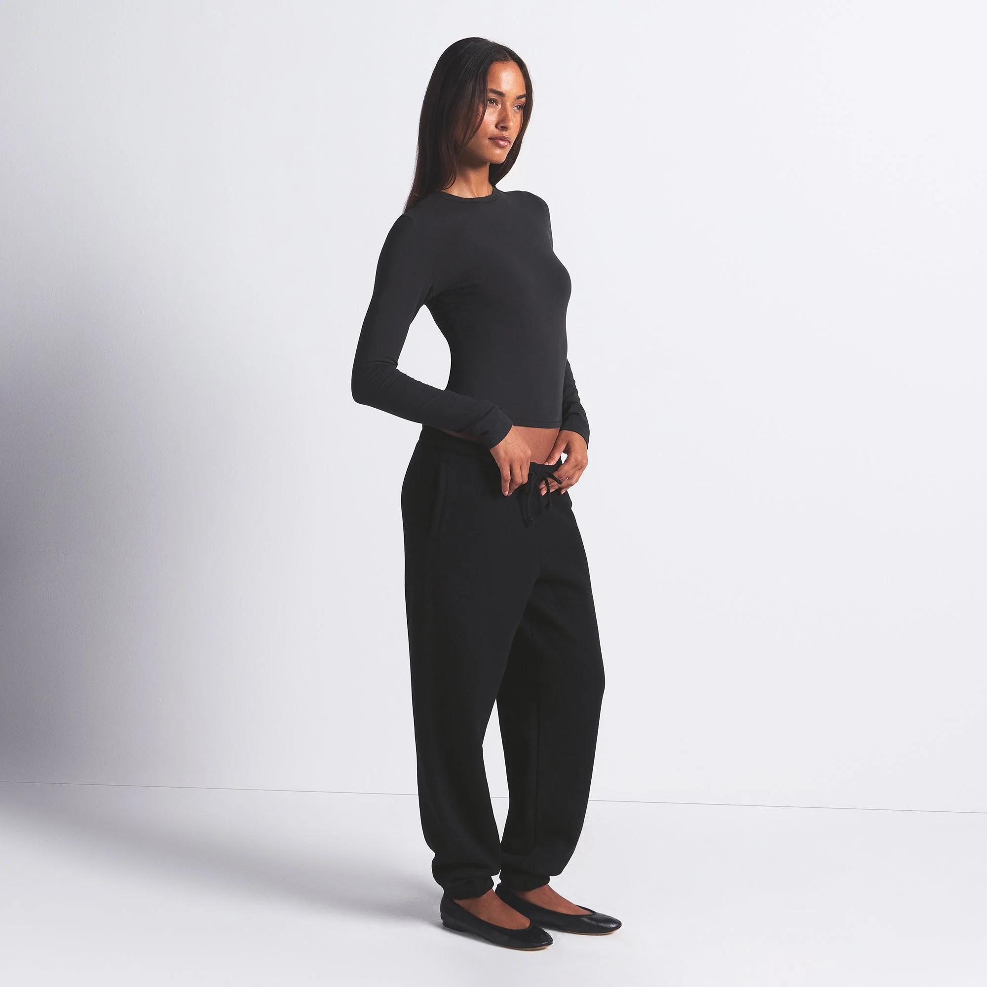 COTTON FLEECE CLASSIC JOGGER | ONYX - Image 4
