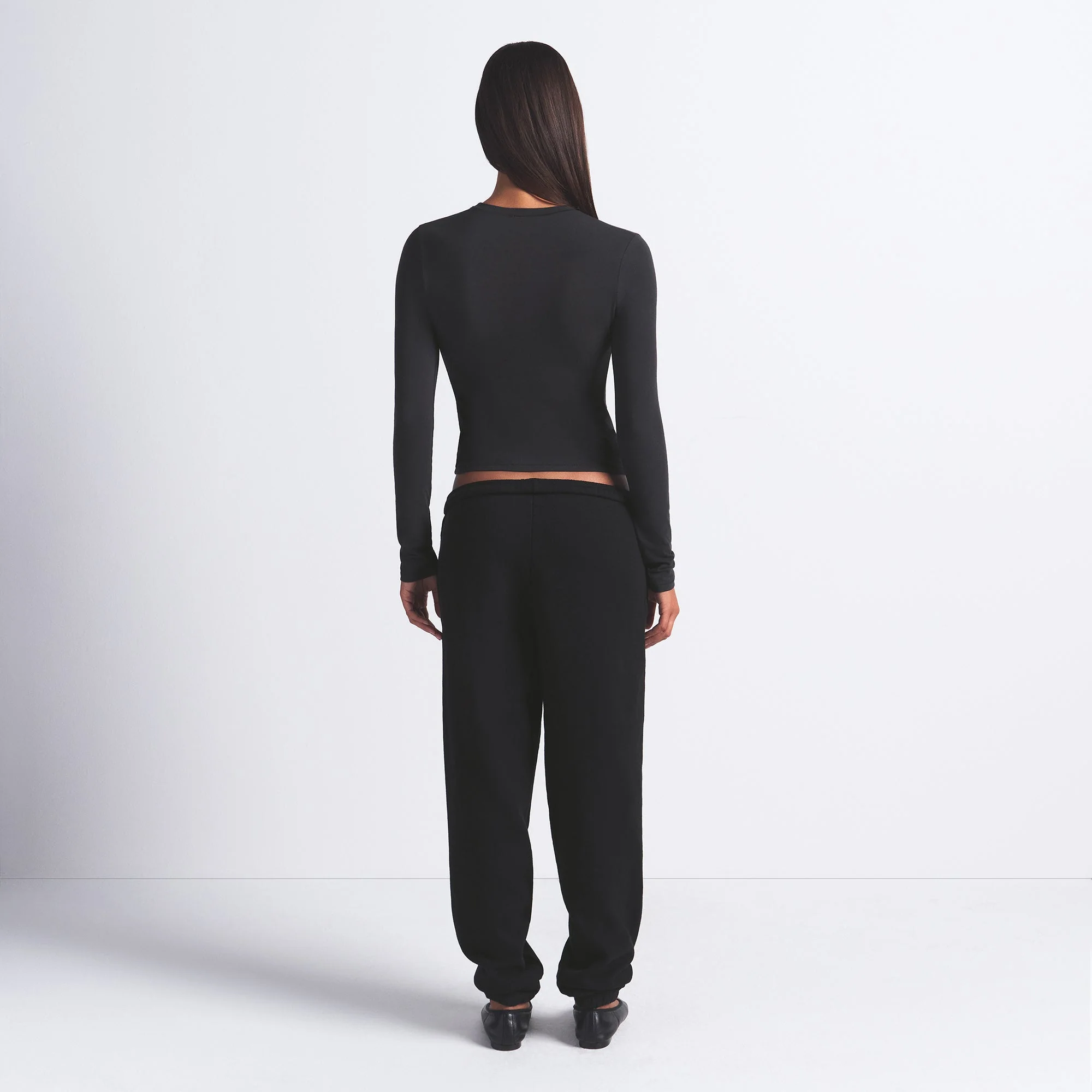 COTTON FLEECE CLASSIC JOGGER | ONYX - Image 5
