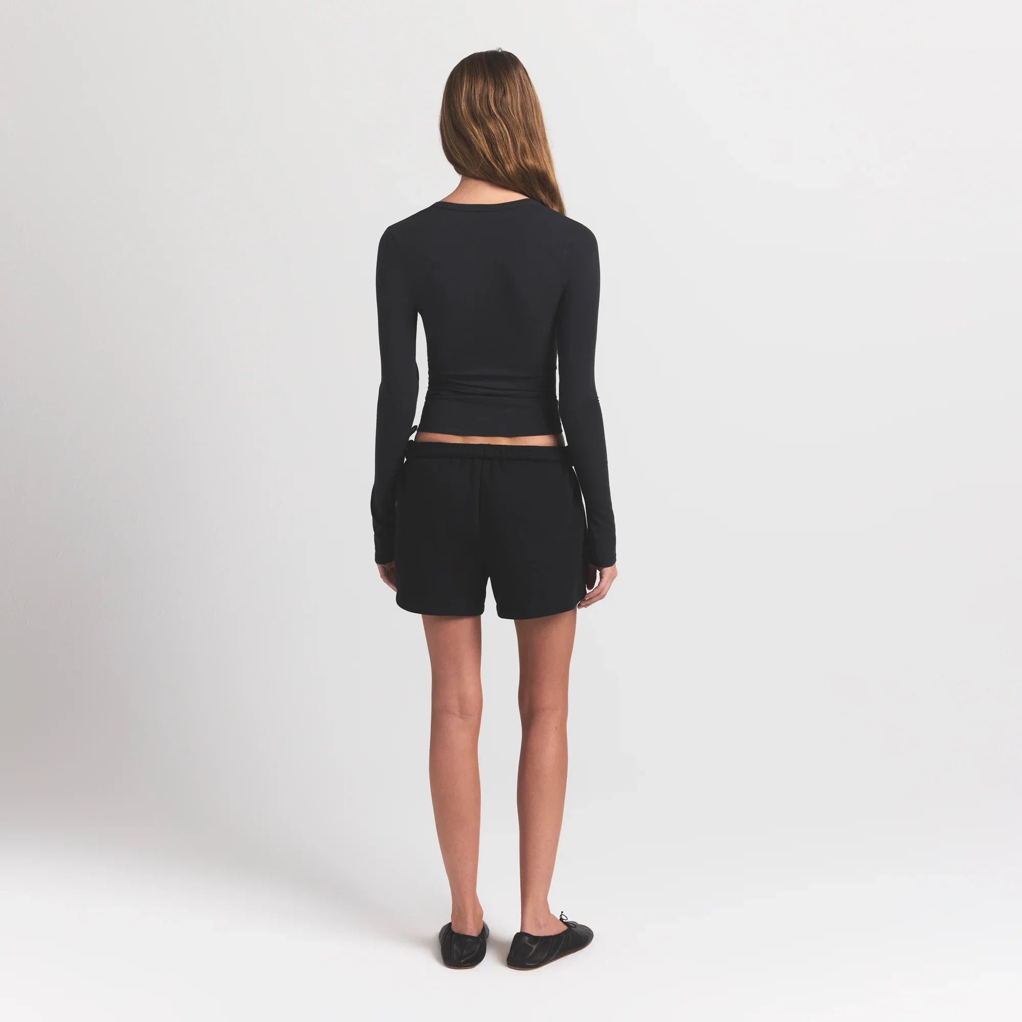 COTTON FLEECE CLASSIC SHORT | ONYX - Image 5