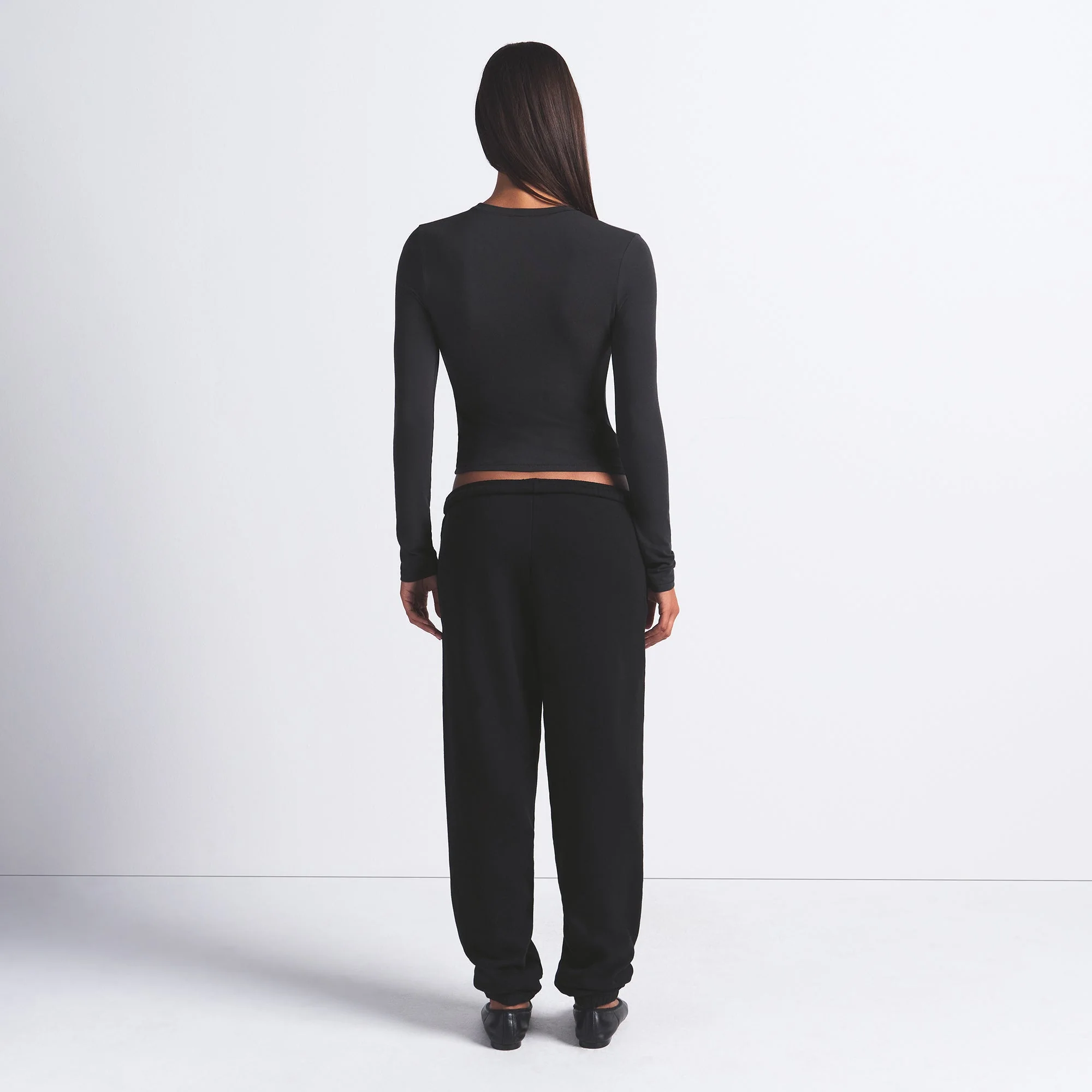 COTTON JERSEY LONG SLEEVE T-SHIRT | SOOT - Image 6