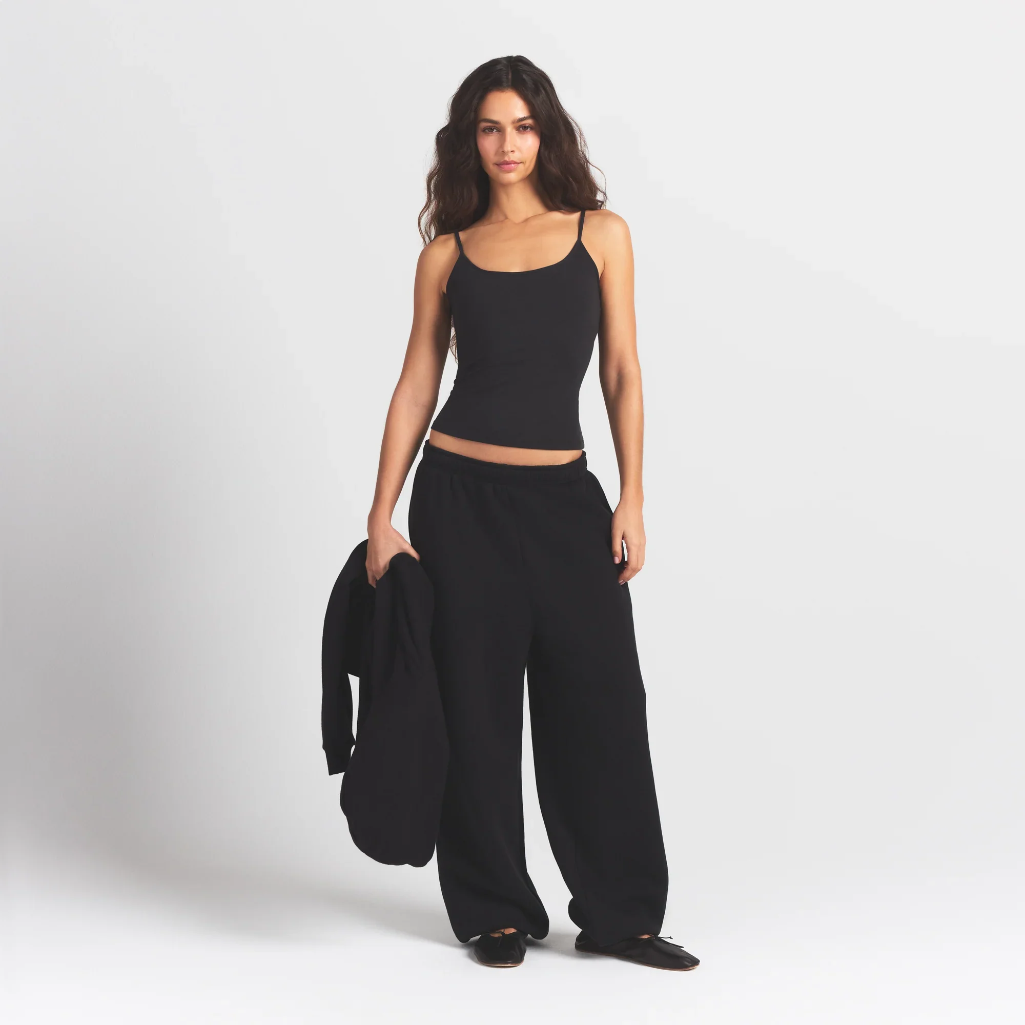 COTTON JERSEY SCOOP NECK CAMI | SOOT - Image 2
