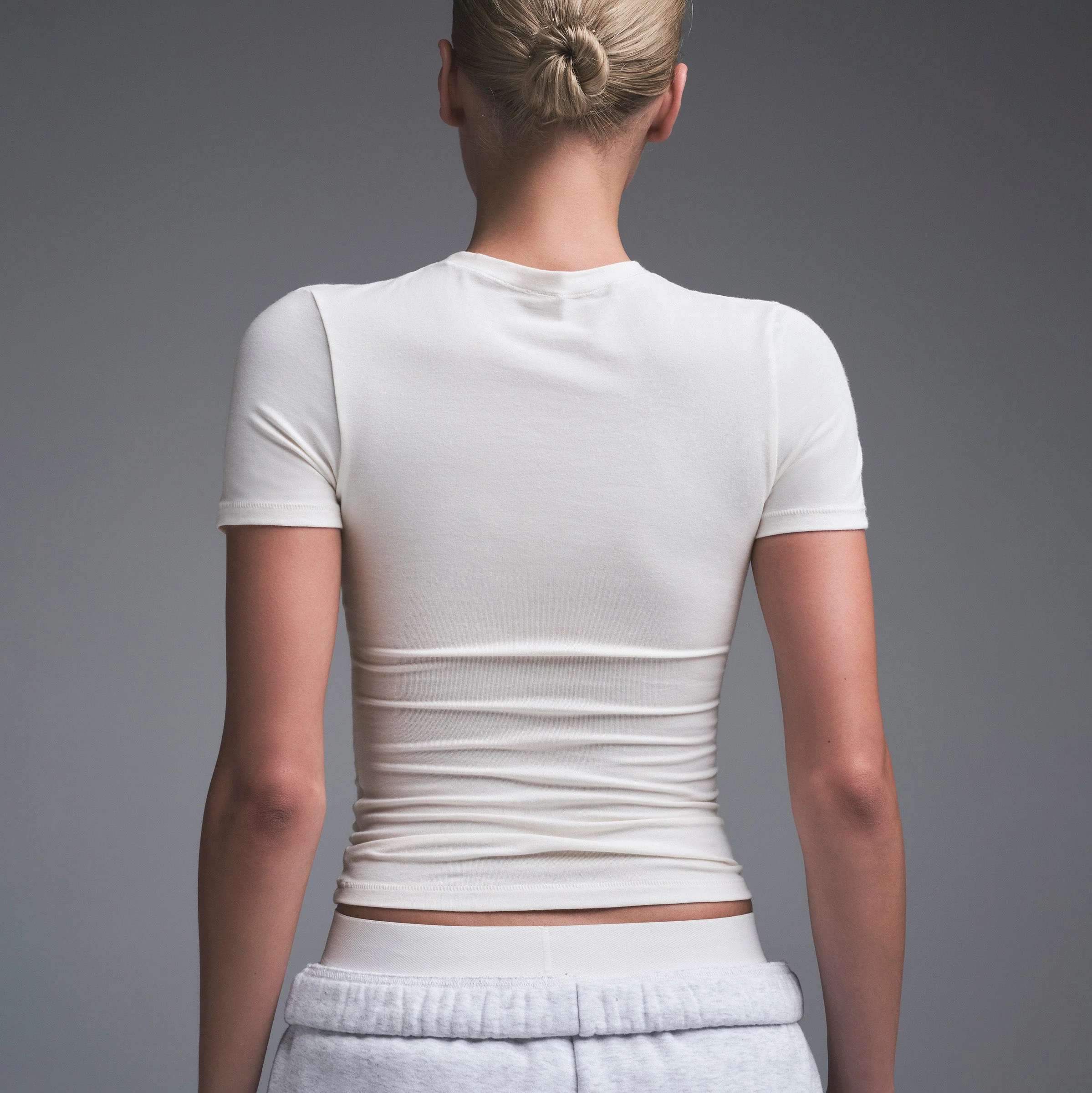 COTTON JERSEY T-SHIRT | MARBLE - Image 4