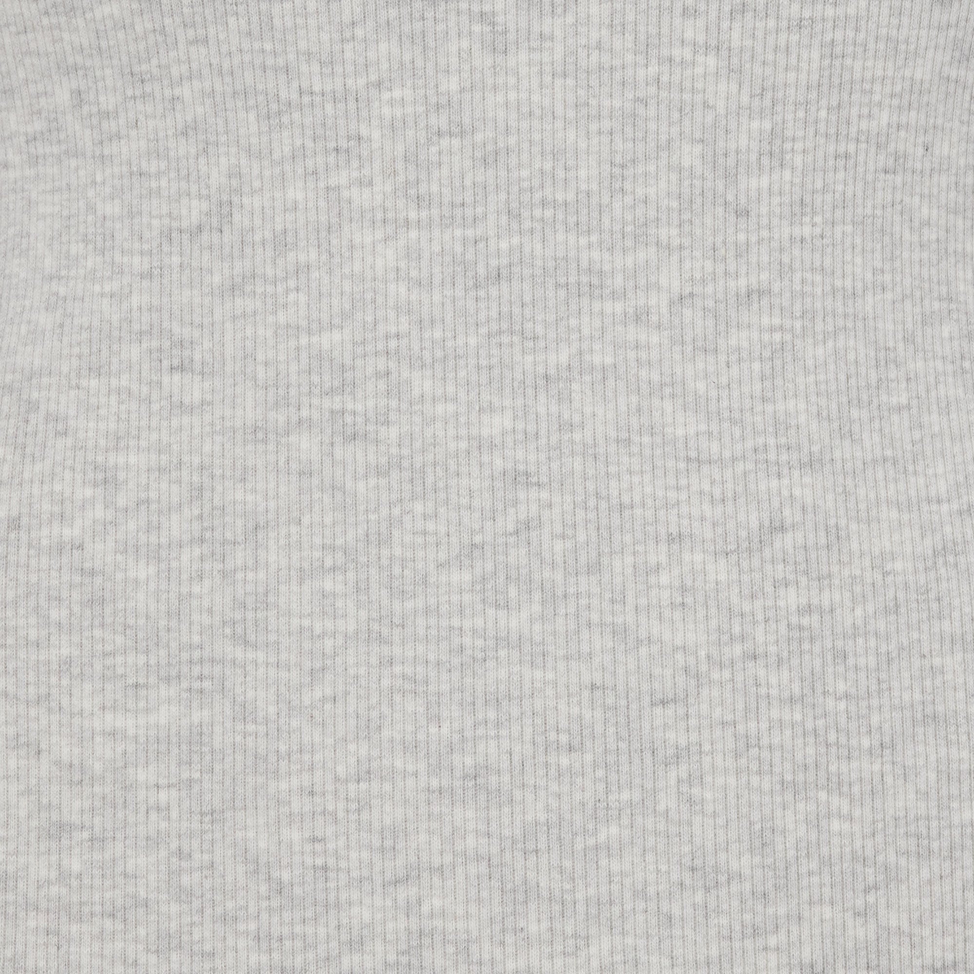 COTTON RIB LOOSE BOXER | LIGHT HEATHER GREY - Image 5