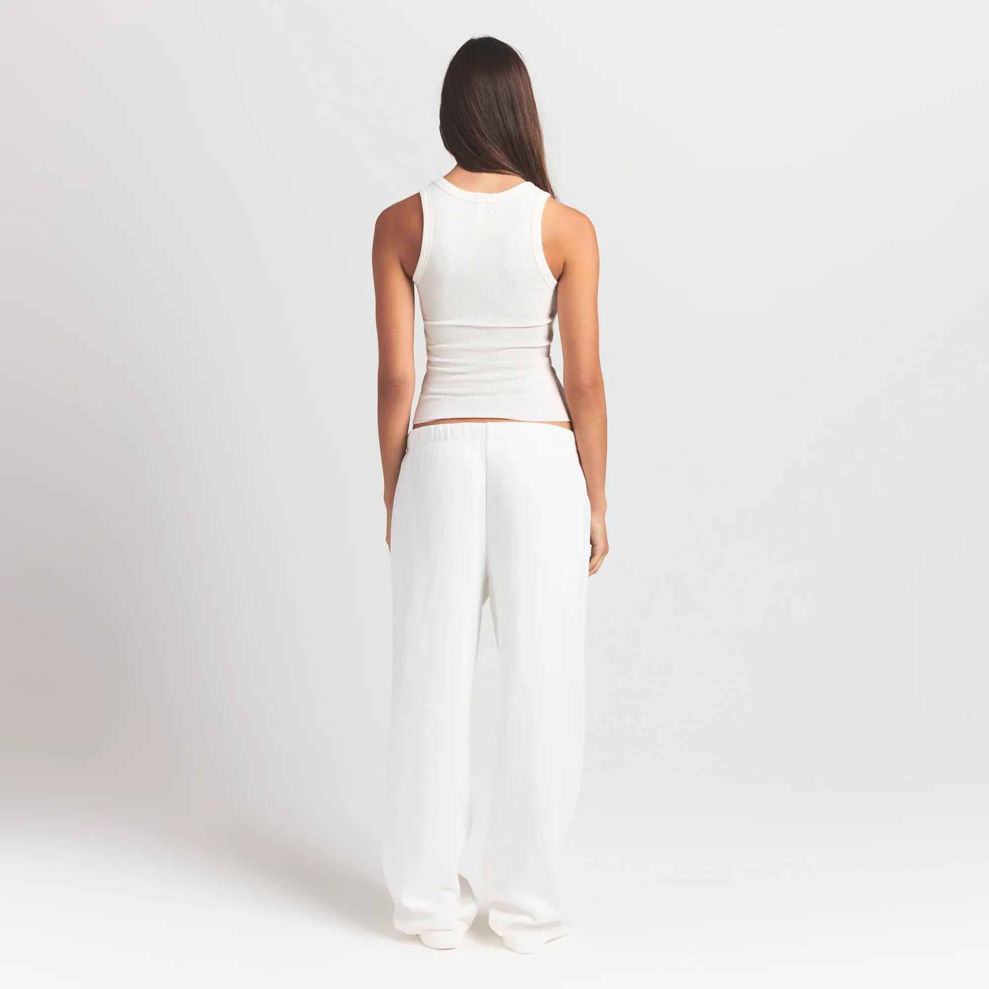 COTTON RIB SCOOP NECK TANK | MARBLE - Image 6