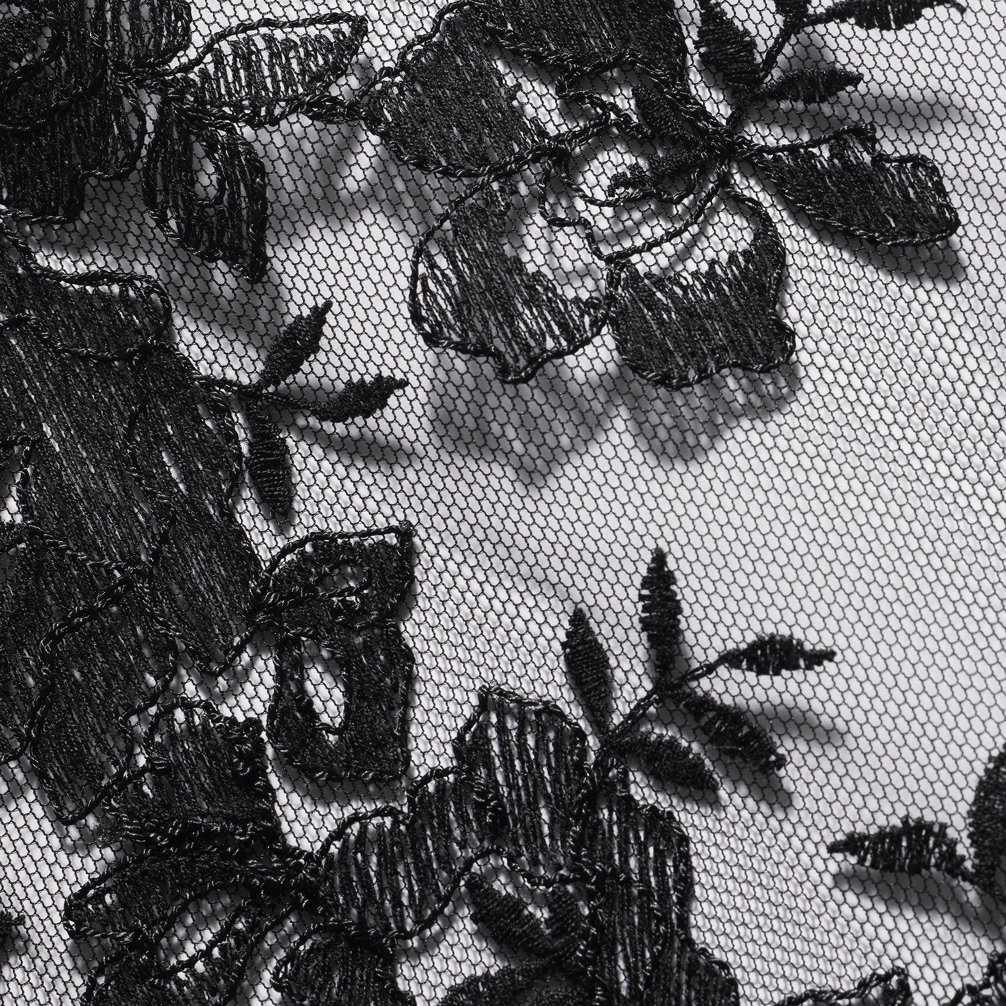 EMBROIDERED LINGERIE UNLINED CORSET | ONYX - Image 7