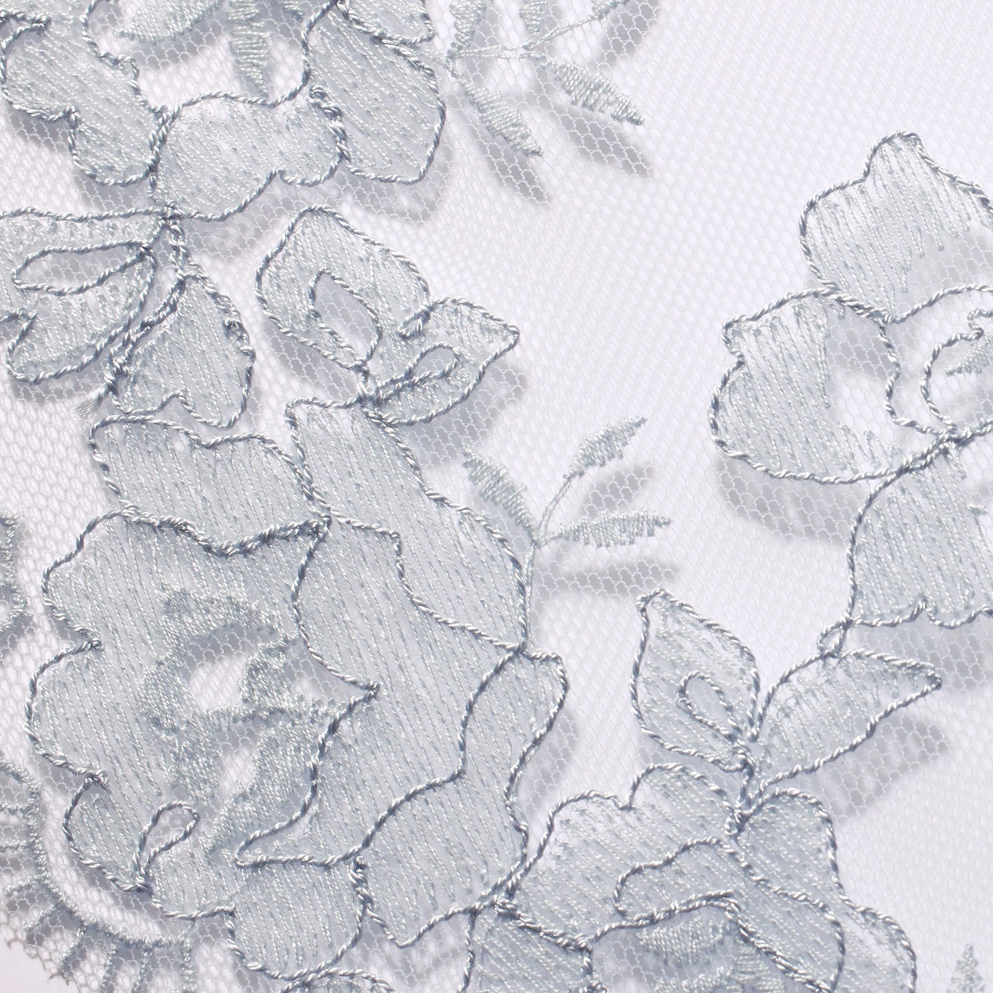 EMBROIDERED LINGERIE UNLINED CORSET | PEARL - Image 7