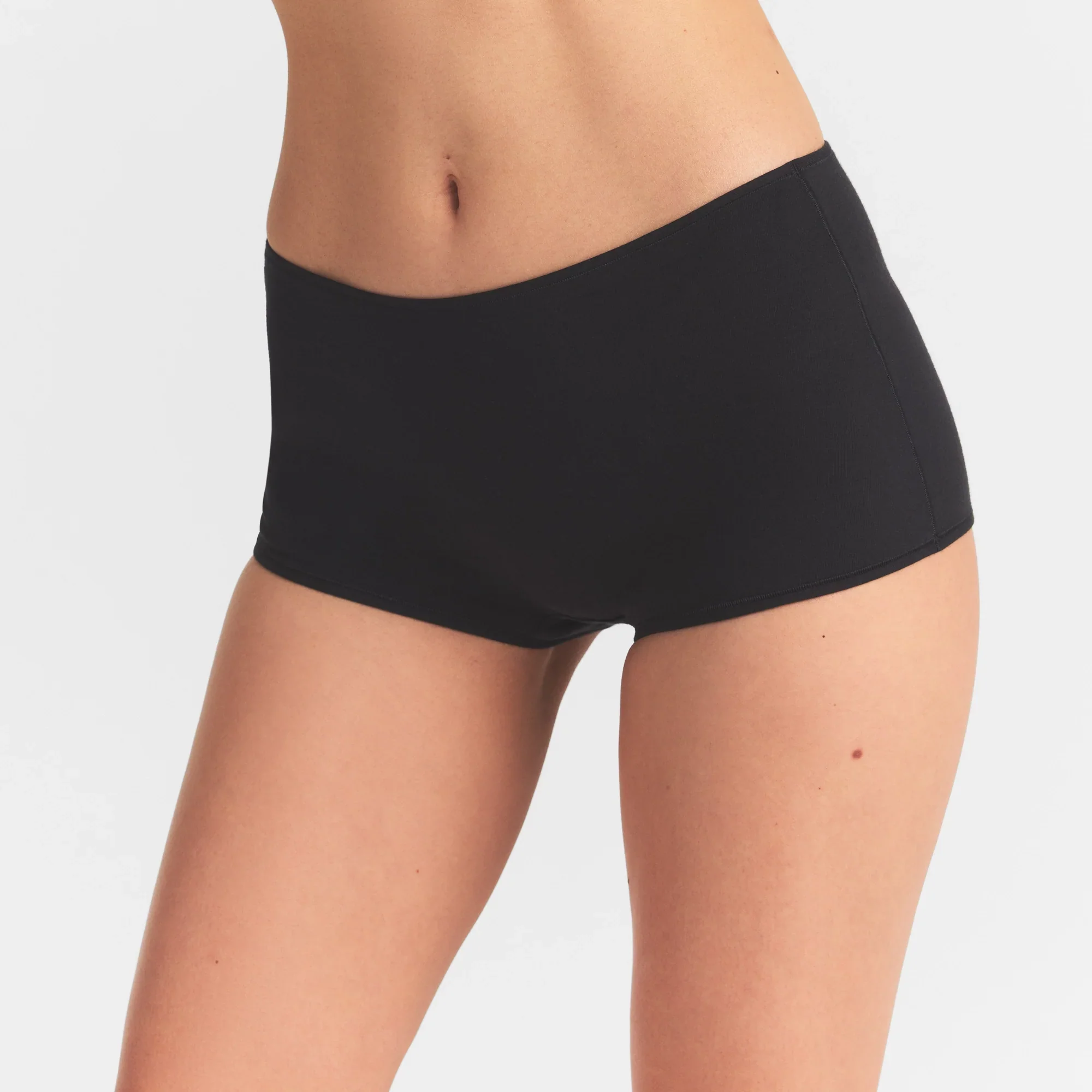 EVERYDAY COTTON BOY SHORT | ONYX - Image 3