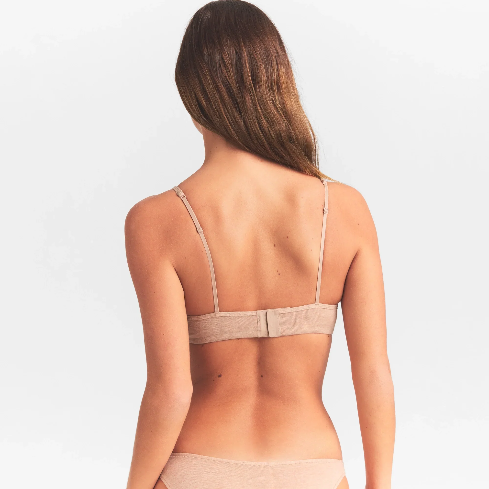 EVERYDAY COTTON T-SHIRT BRA | CLAY HEATHER - Image 5