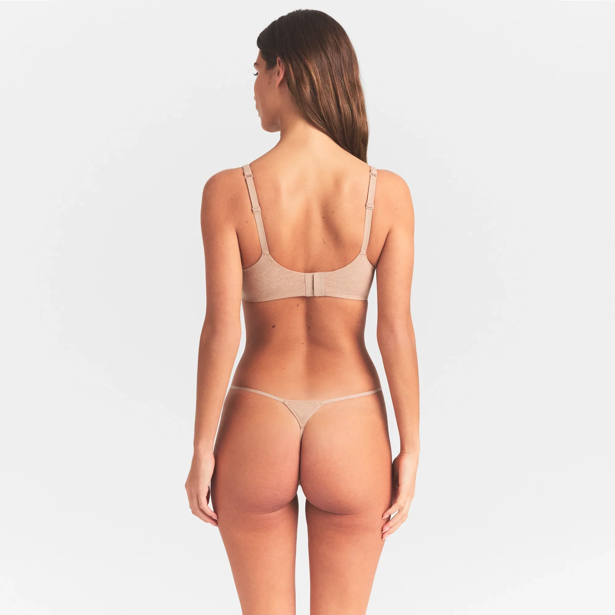 EVERYDAY COTTON ULTIMATE TEARDROP PUSH-UP BRA | CLAY HEATHER - Image 6