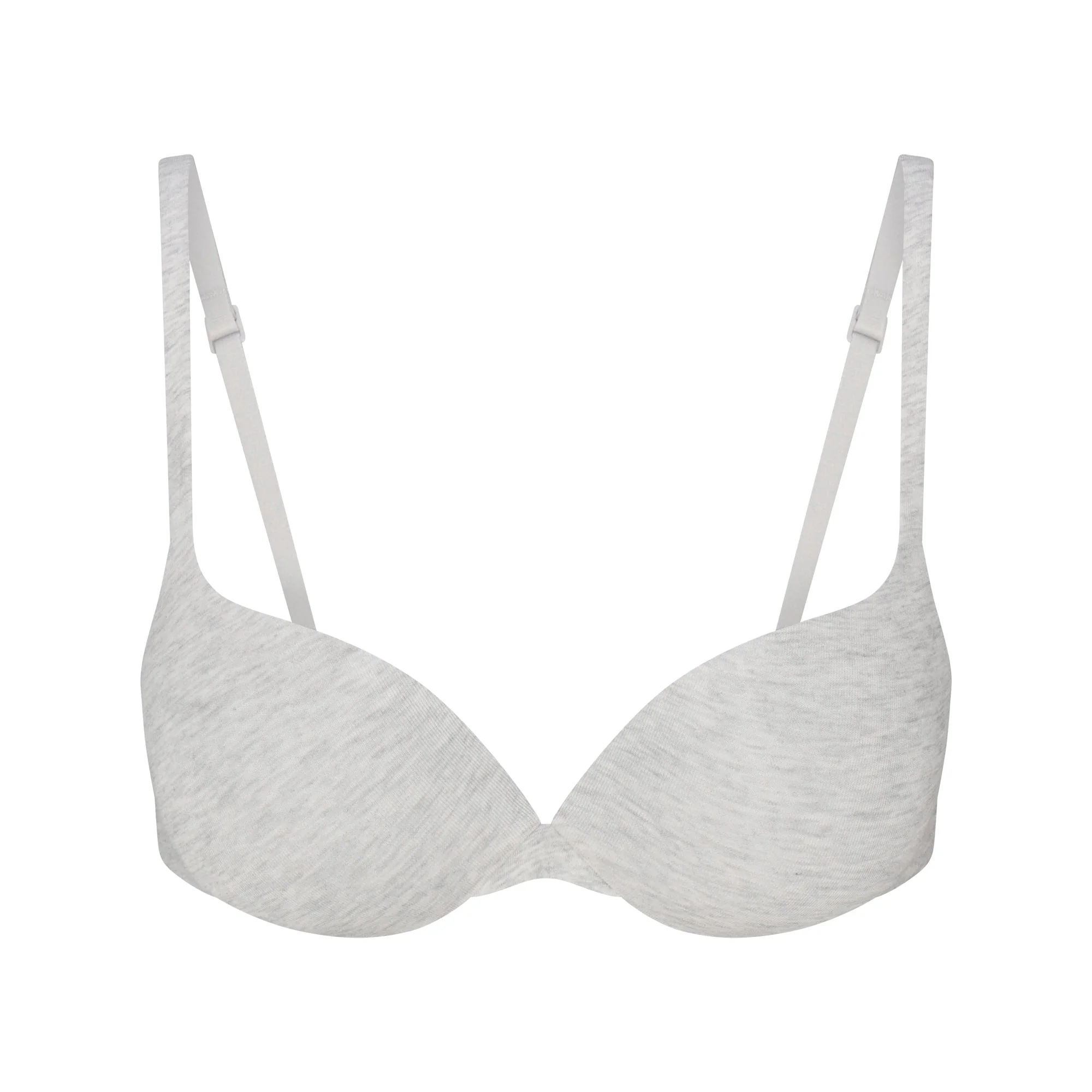 EVERYDAY COTTON ULTIMATE TEARDROP PUSH-UP BRA | LIGHT HEATHER GREY