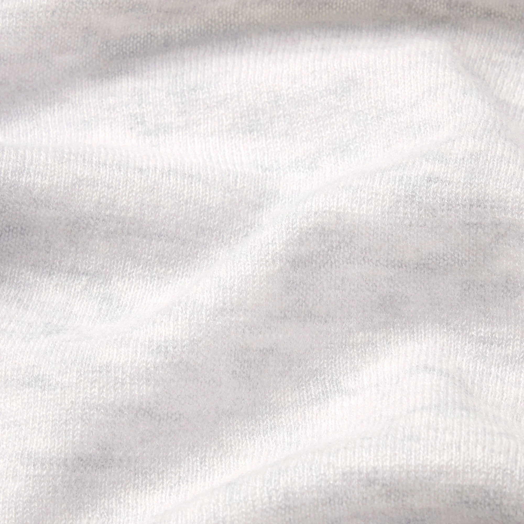 FEATHERWEIGHT CASHMERE TEE | LIGHT HEATHER GREY - Image 6