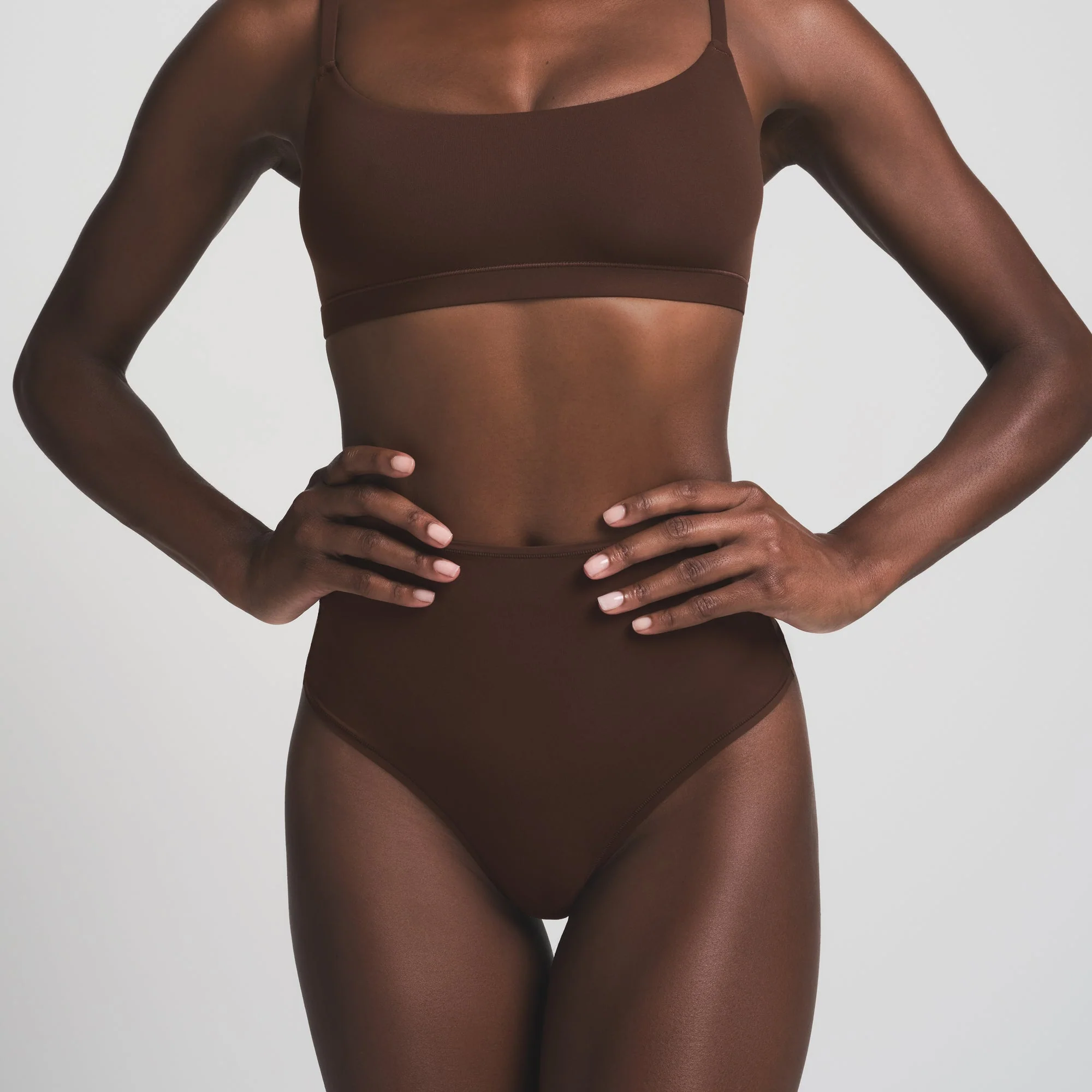 FITS EVERYBODY HIGH-WAISTED THONG | COCOA - Image 3