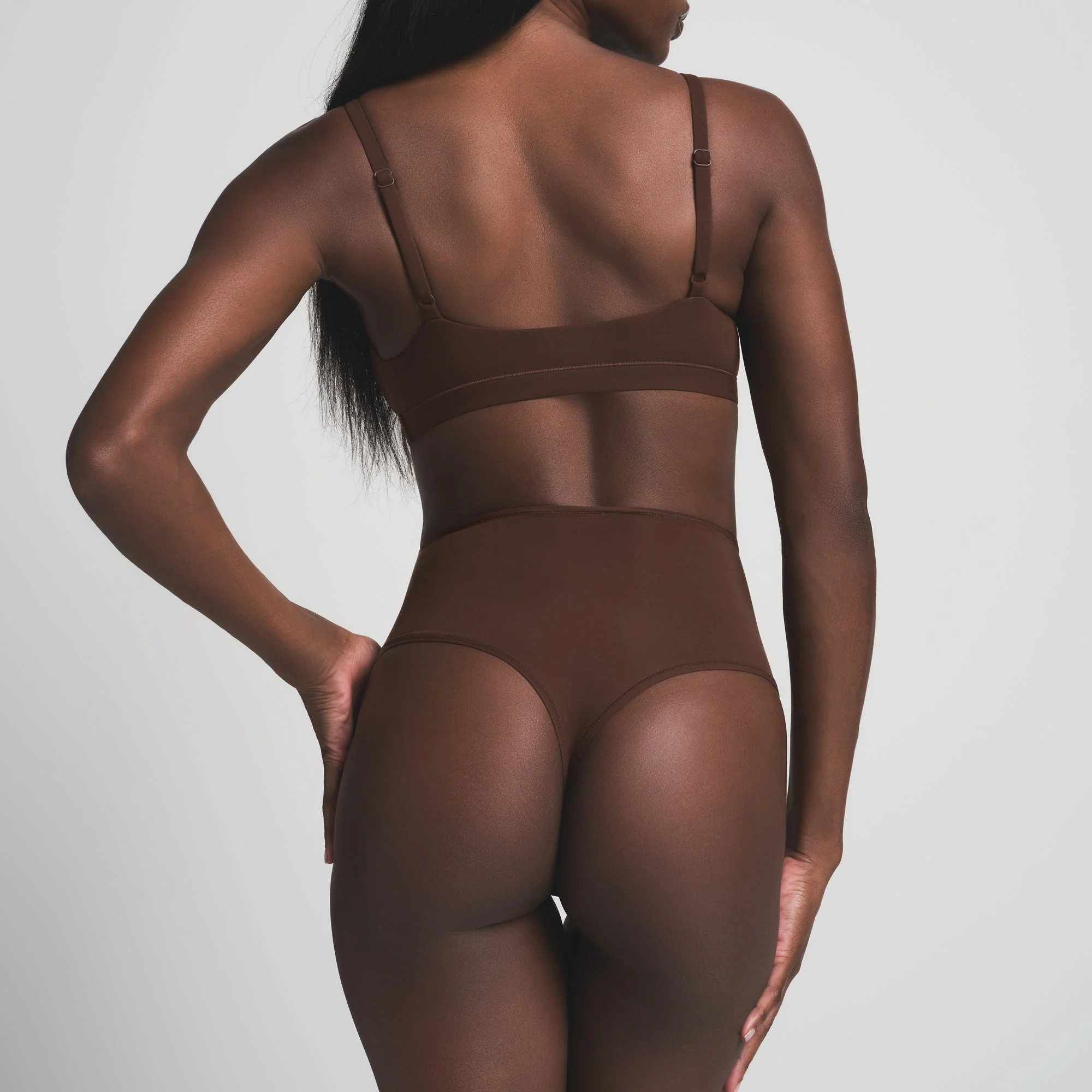 FITS EVERYBODY HIGH-WAISTED THONG | COCOA - Image 4