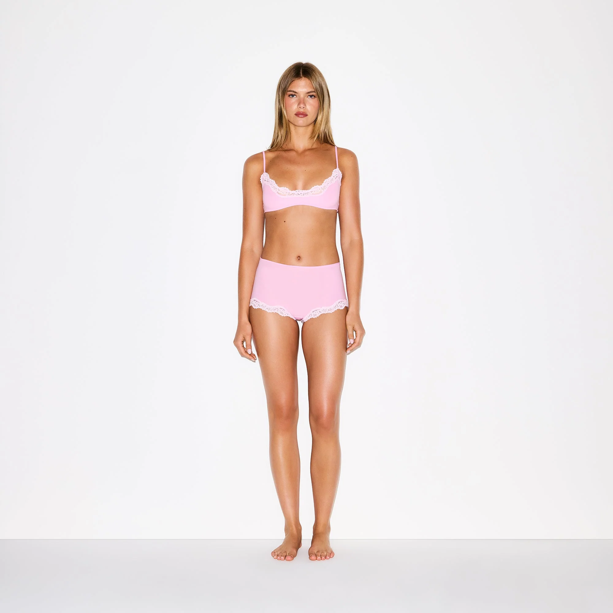 FITS EVERYBODY LACE BOY SHORT | BUBBLEGUM TONAL - Image 5