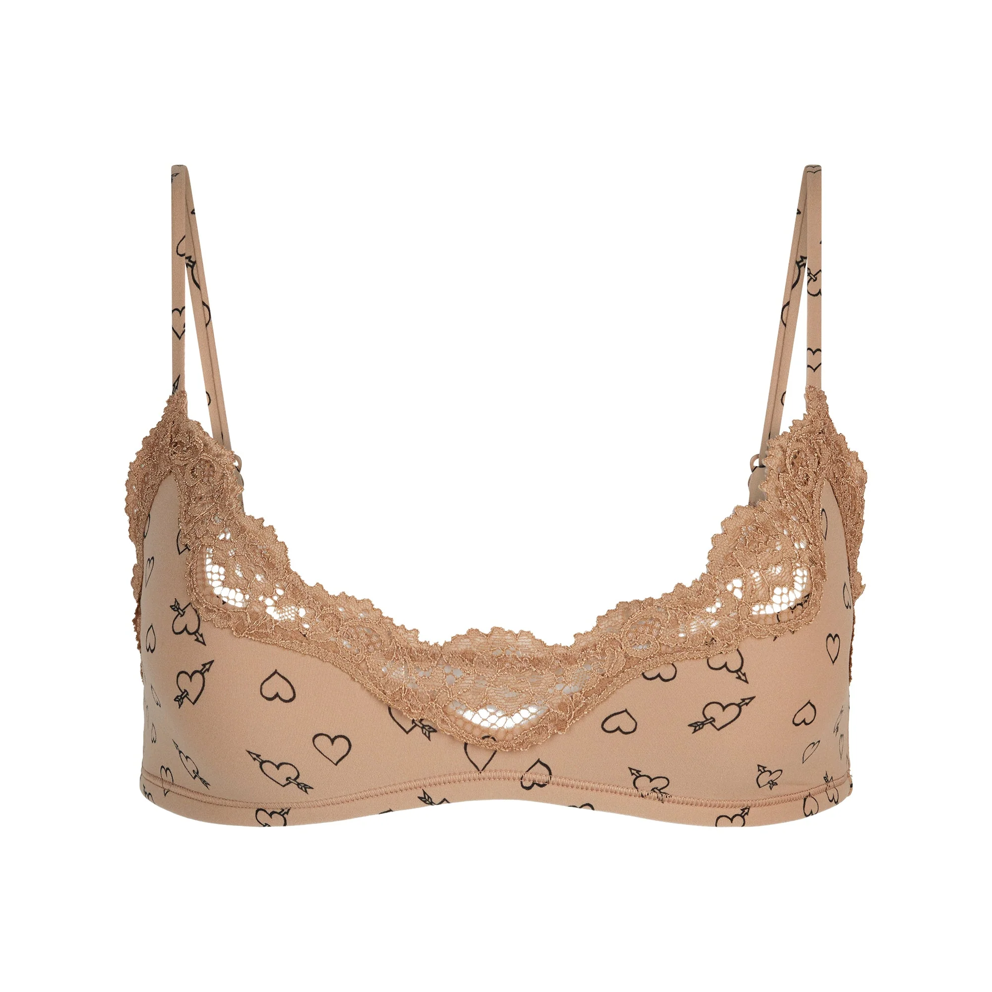 FITS EVERYBODY LACE SCOOP BRALETTE 2-PACK | ONYX AND SKETCHED HEARTS - Image 7