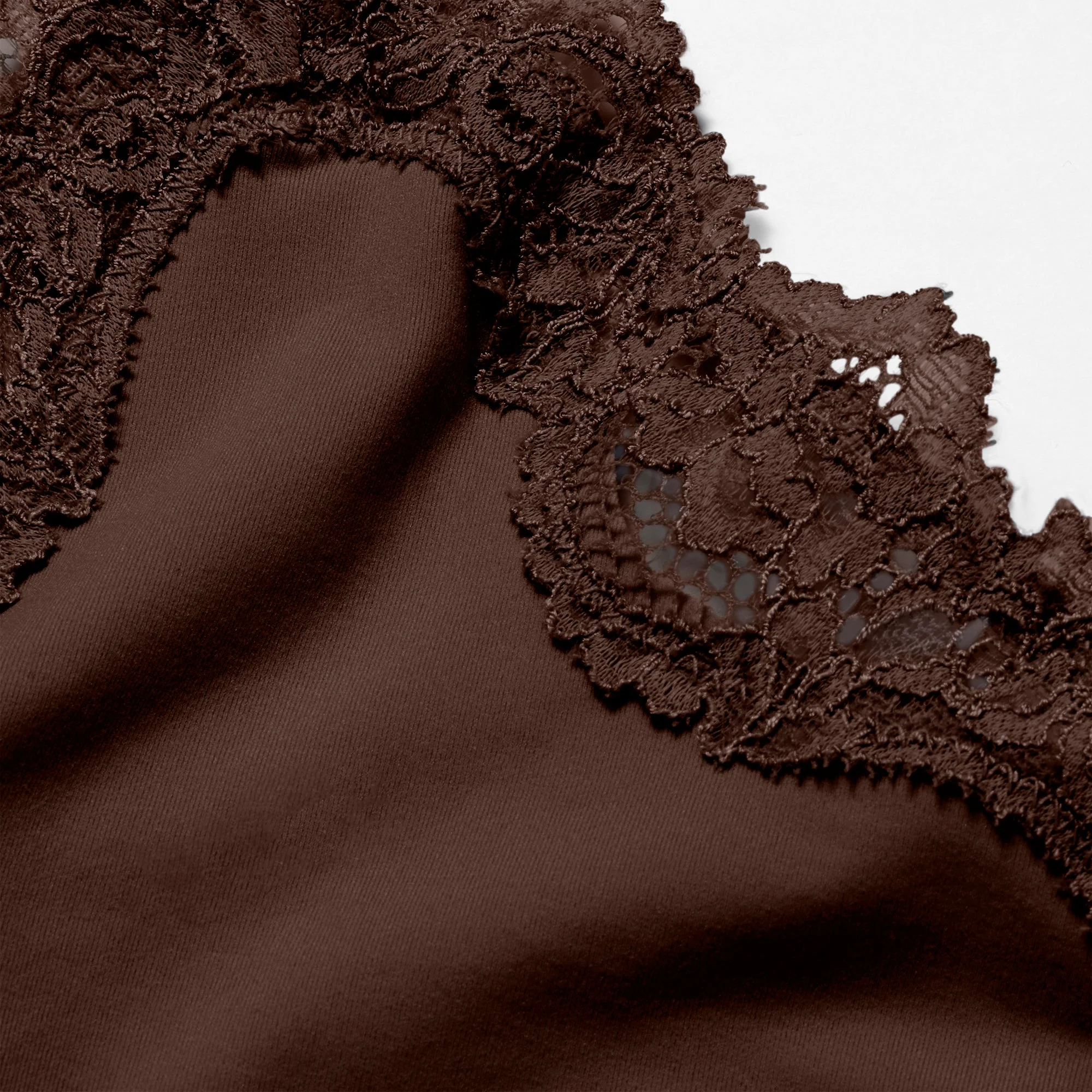 FITS EVERYBODY LACE TRIANGLE CAMI | ESPRESSO - Image 5