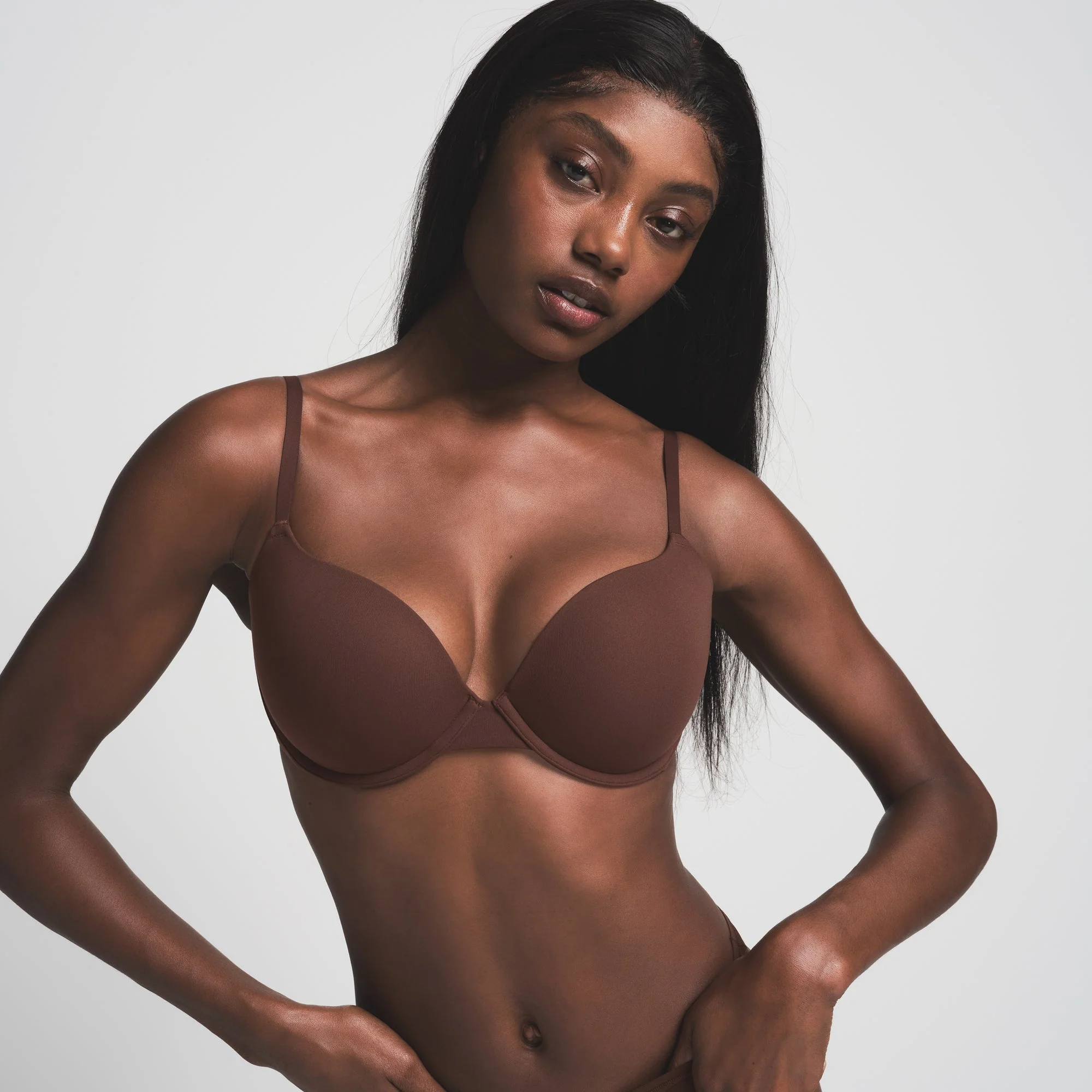 FITS EVERYBODY PUSH-UP BRA | COCOA - Image 4