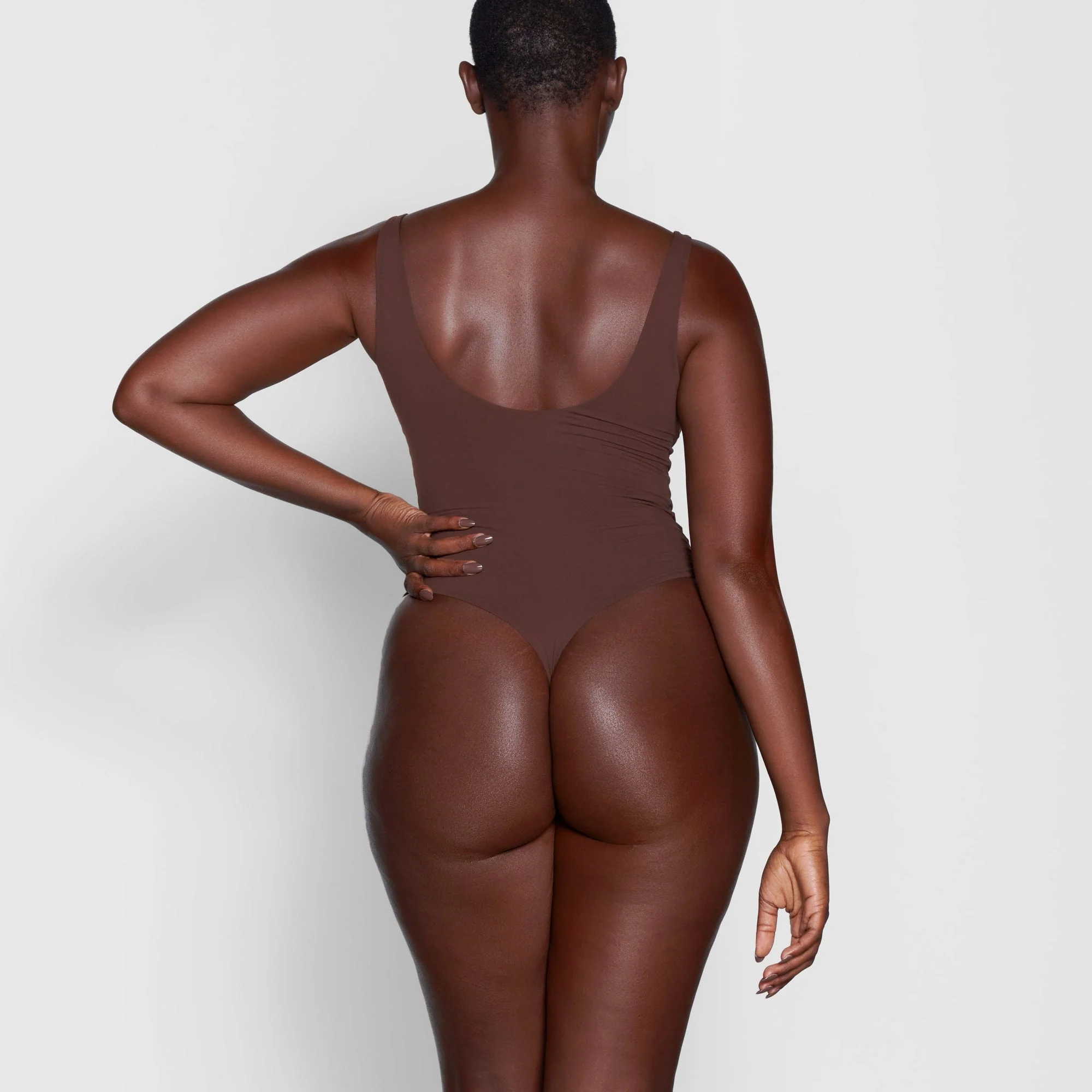 FITS EVERYBODY SQUARE NECK BODYSUIT | COCOA - Image 4