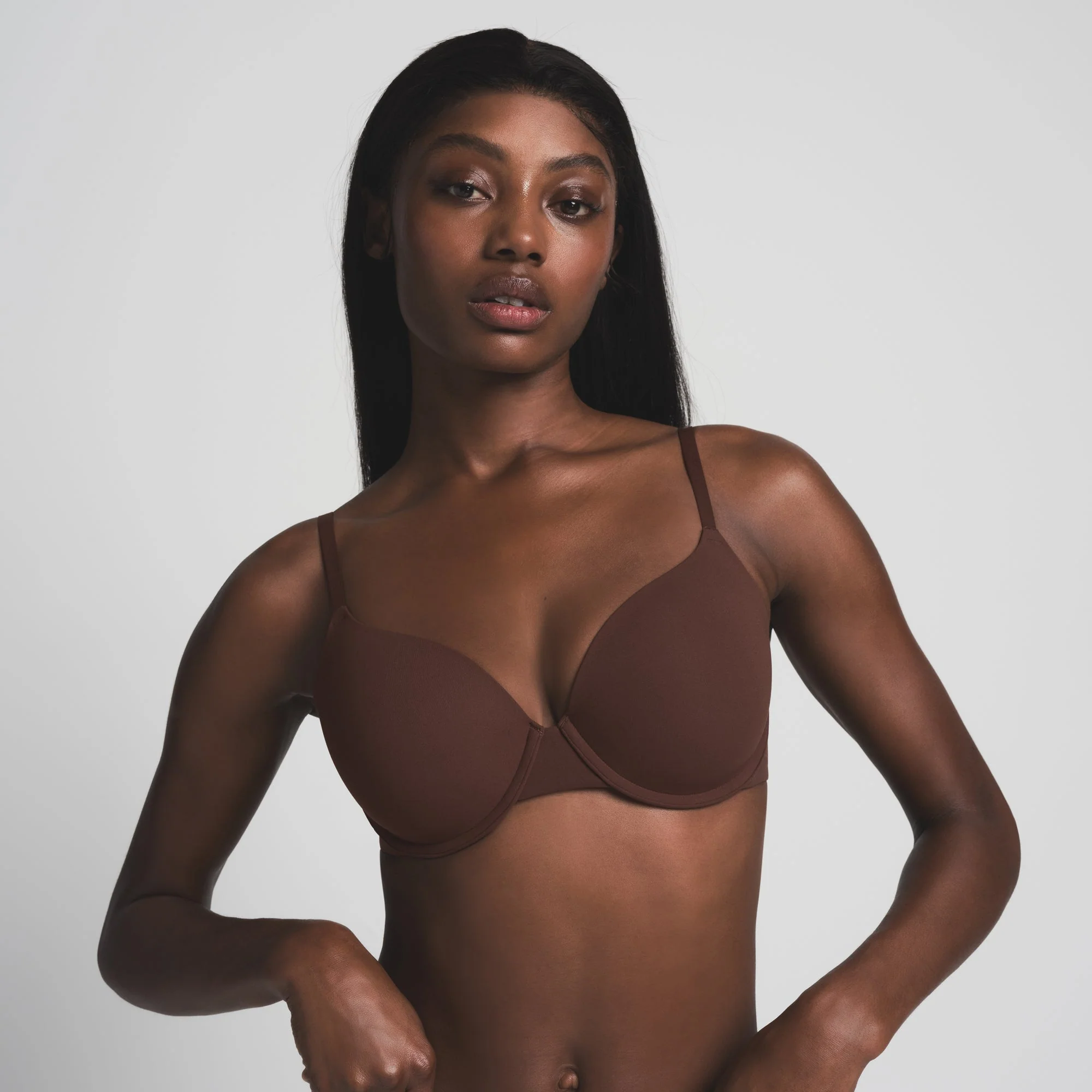 FITS EVERYBODY T-SHIRT BRA | COCOA - Image 3