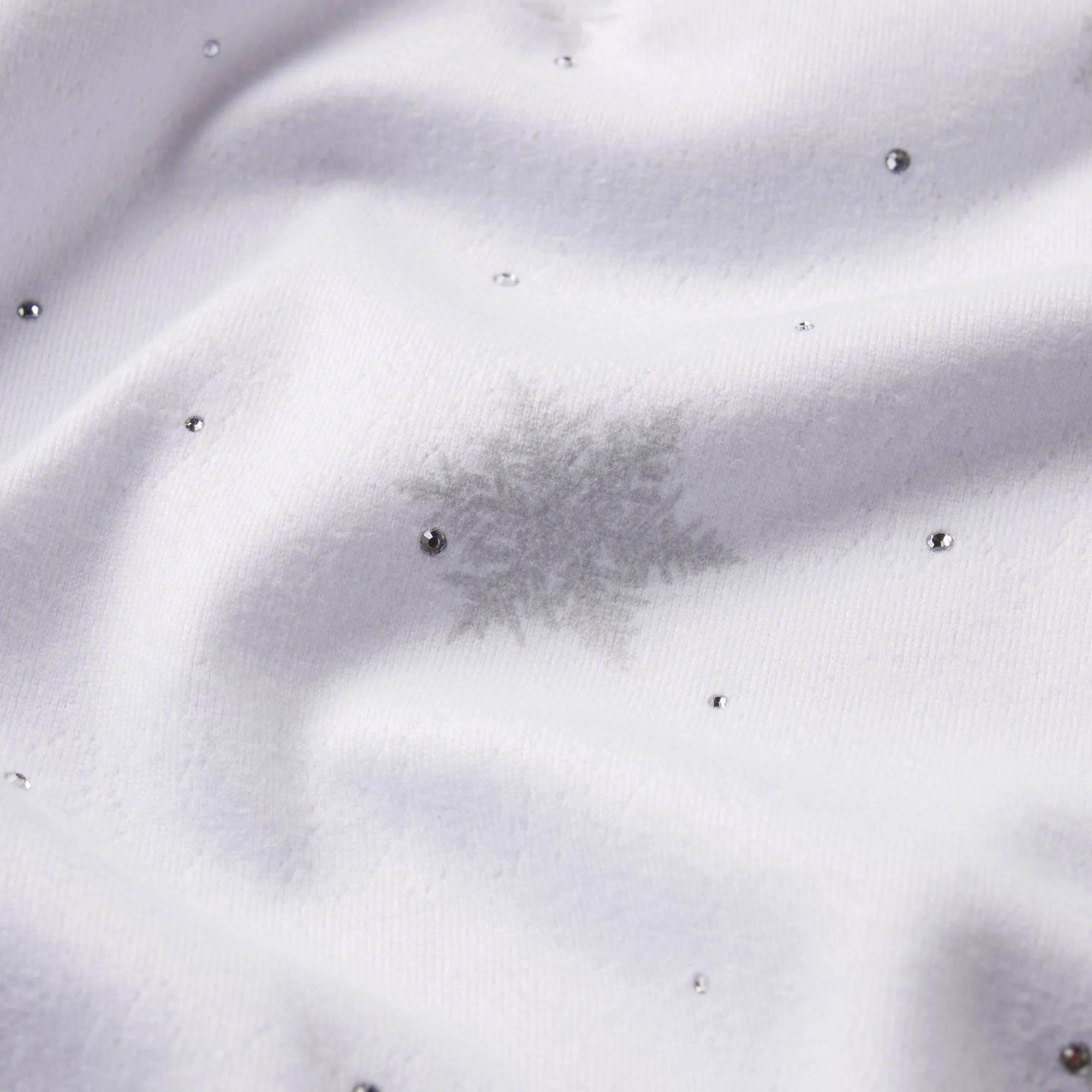 LOGO PLUSH POINTELLE RHINESTONE HENLEY SET | SNOW RHINESTONE PRINT - Image 9