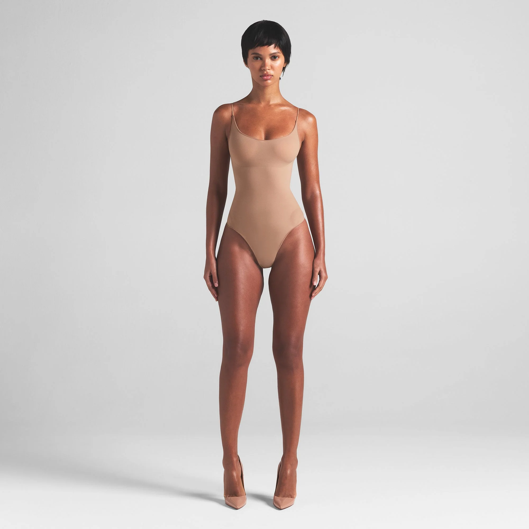 SHEER SEAMLESS THONG BODYSUIT | SIENNA - Image 3