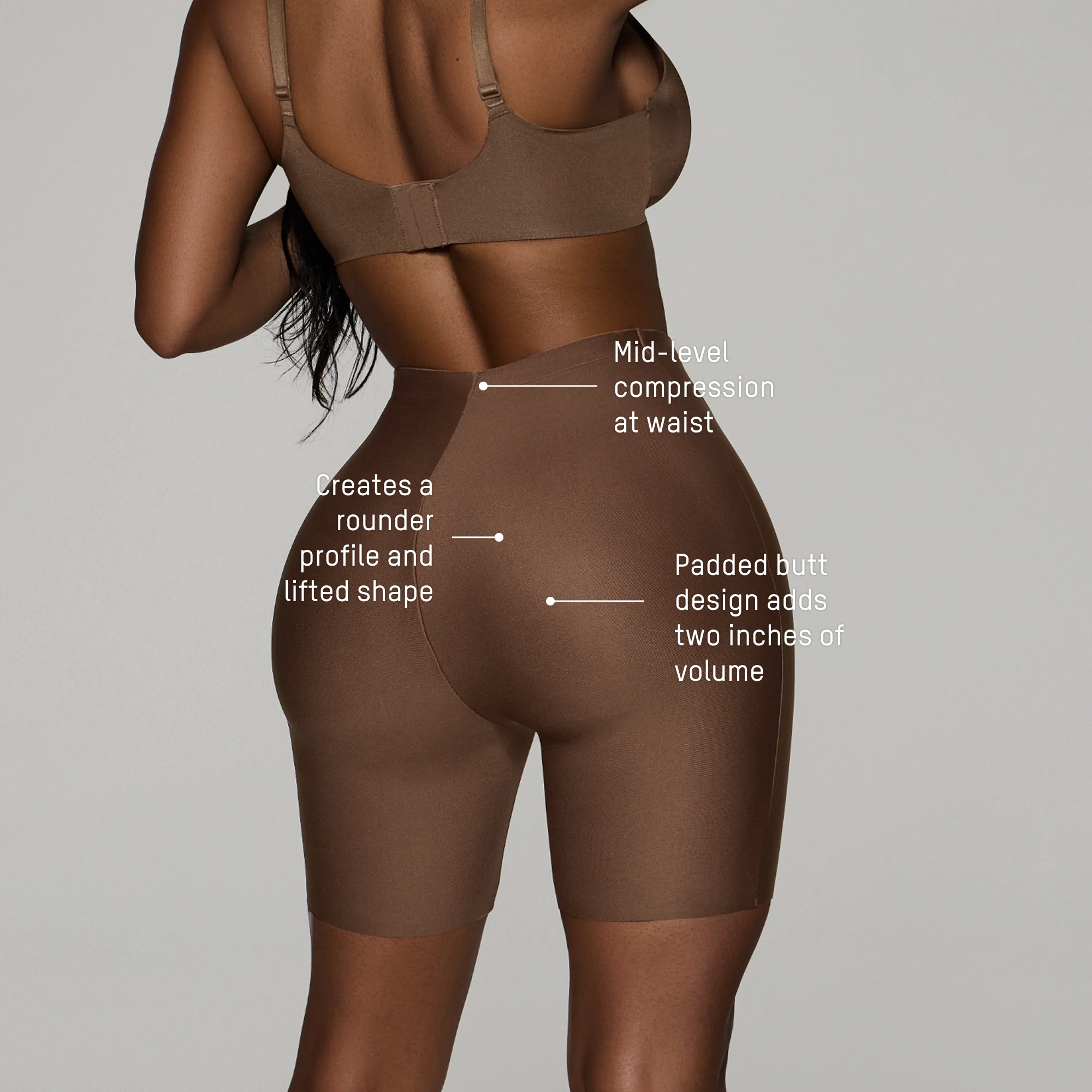 SKIMS BODY BUTT ENHANCING PADDED SHORT | JASPER - Image 3