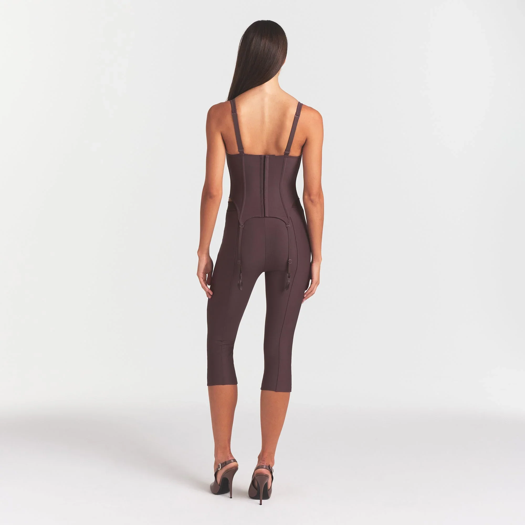 SKIMS BODY CORSET | RAISIN - Image 4