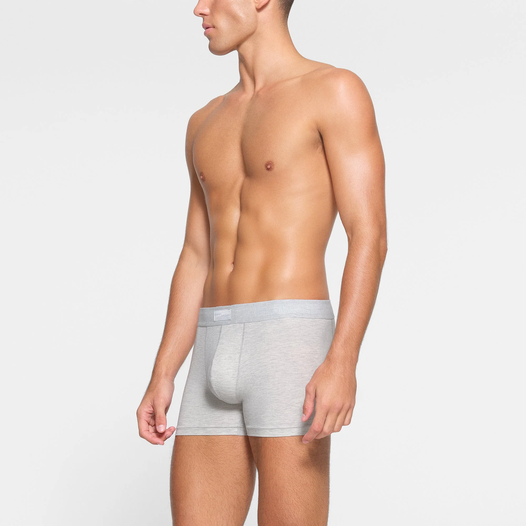 SKIMS COTTON MENS 3" BOXER BRIEF 3-PACK | HEATHER MULTI - Image 4