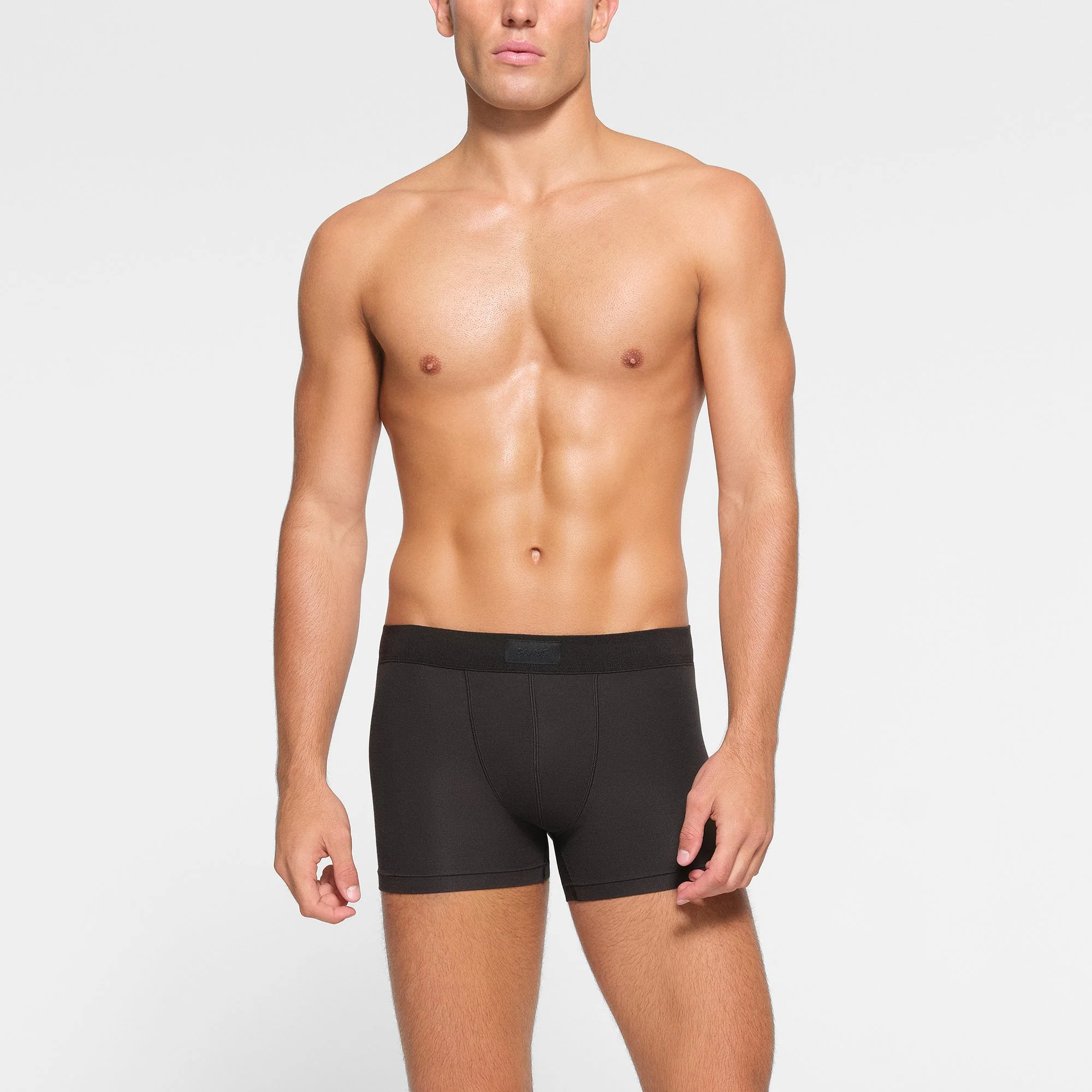 SKIMS COTTON MENS 3" BOXER BRIEF 3-PACK | HEATHER MULTI - Image 6