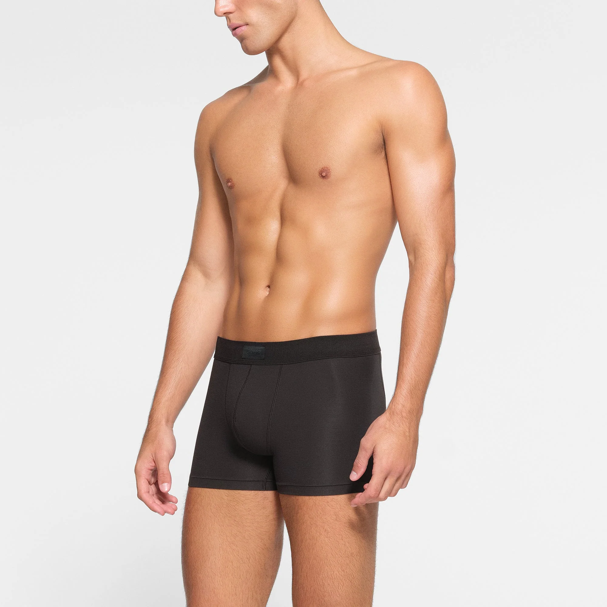SKIMS COTTON MENS 3" BOXER BRIEF 3-PACK | ONYX - Image 3