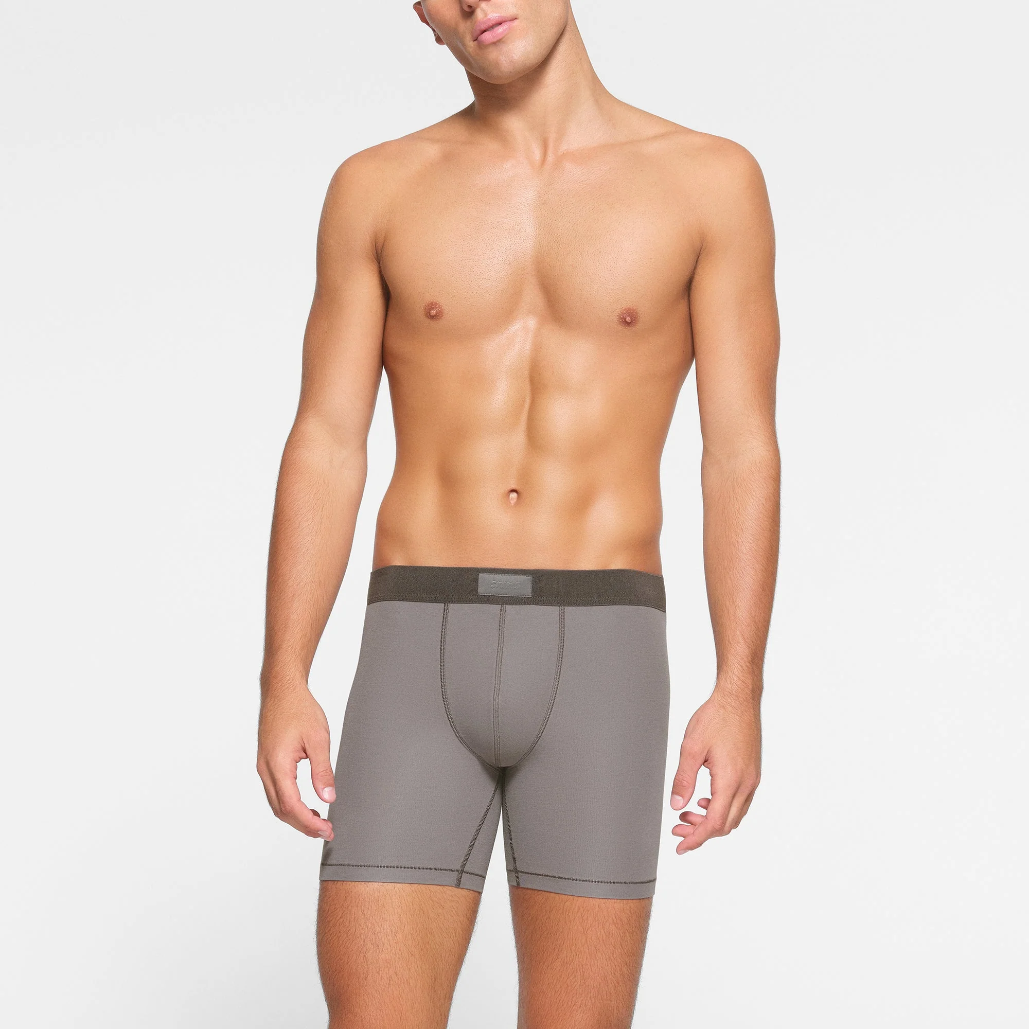 SKIMS COTTON MENS 5" BOXER BRIEF 3-PACK | HEATHER MULTI - Image 5