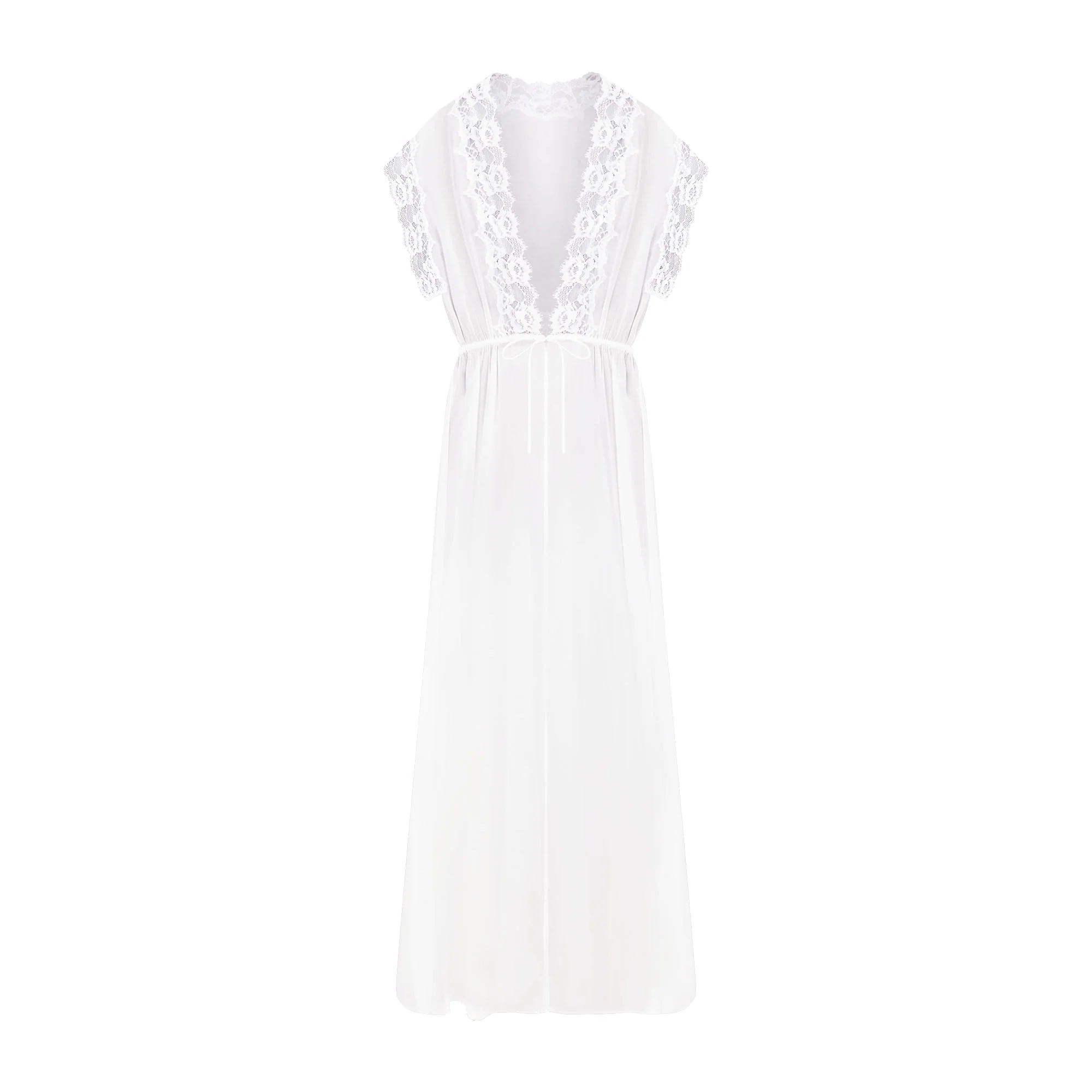 SKIMS ROMANCE LONG ROBE | IVORY