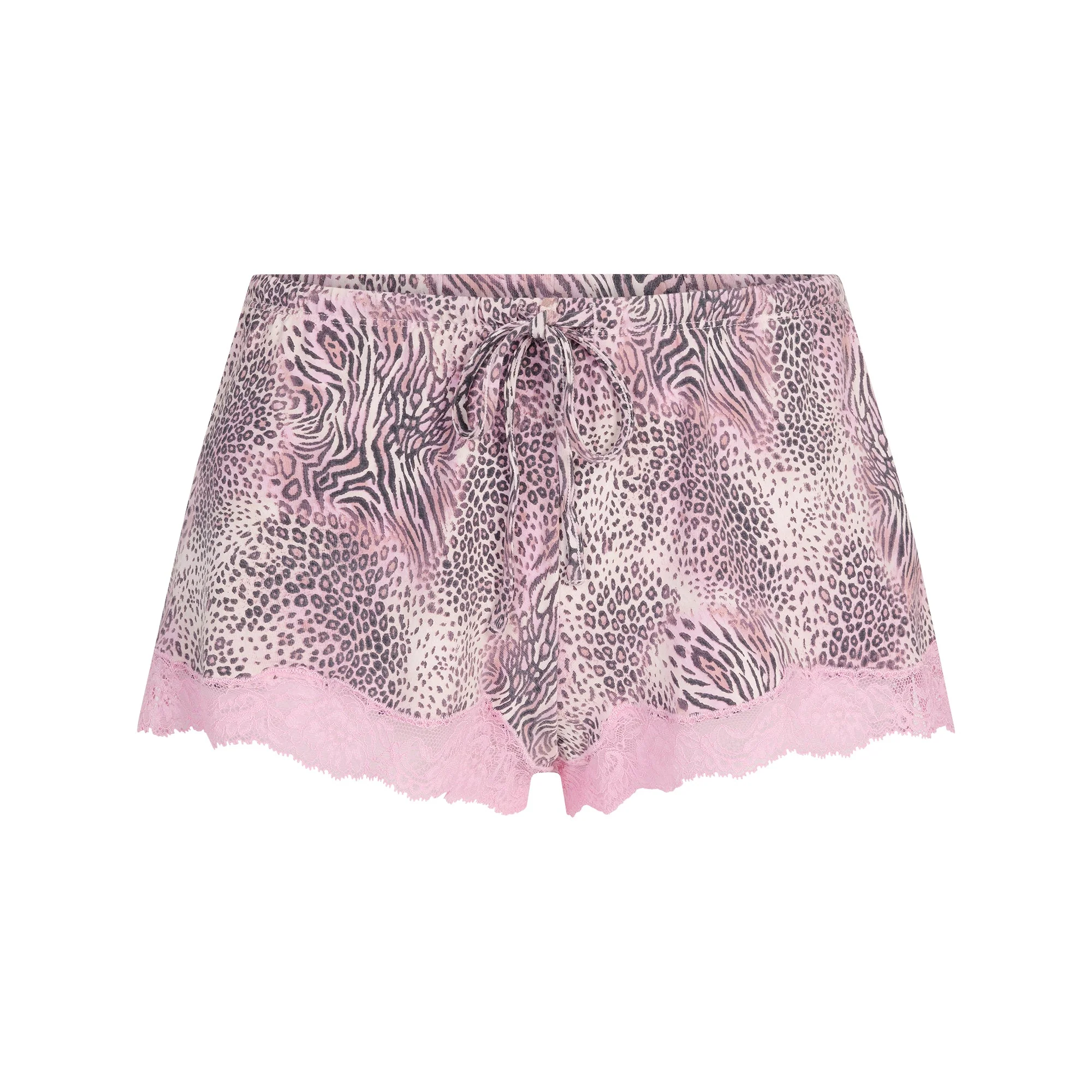 SKIMS SLEEP LACE CAMI AND SHORT SET | BLOOM MINI MULTI ANIMAL - Image 7