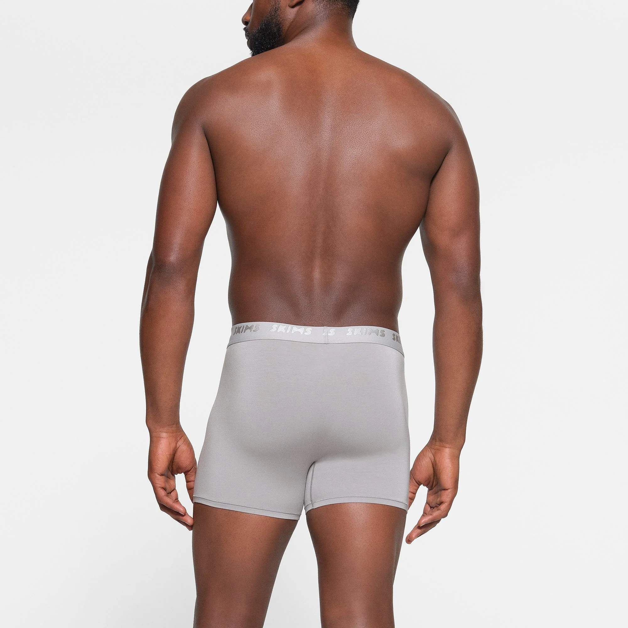 SKIMS STRETCH MENS 3" BOXER BRIEF 3-PACK | GUNMETAL MULTI - Image 4