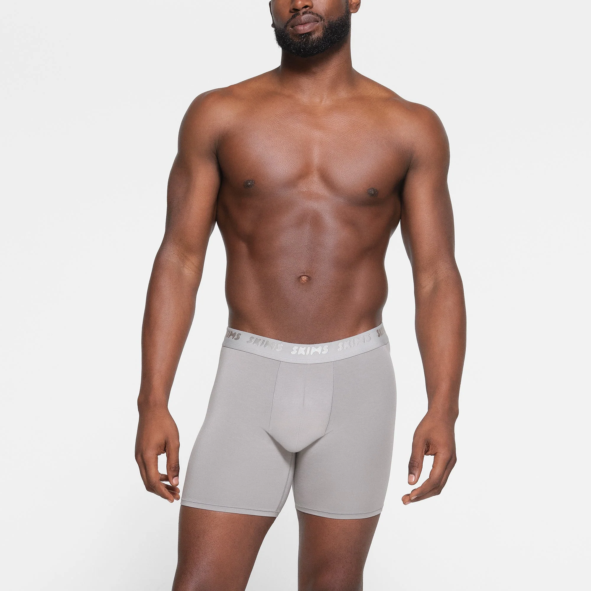 SKIMS STRETCH MENS 5" BOXER BRIEF 3-PACK | GUNMETAL MULTI - Image 3