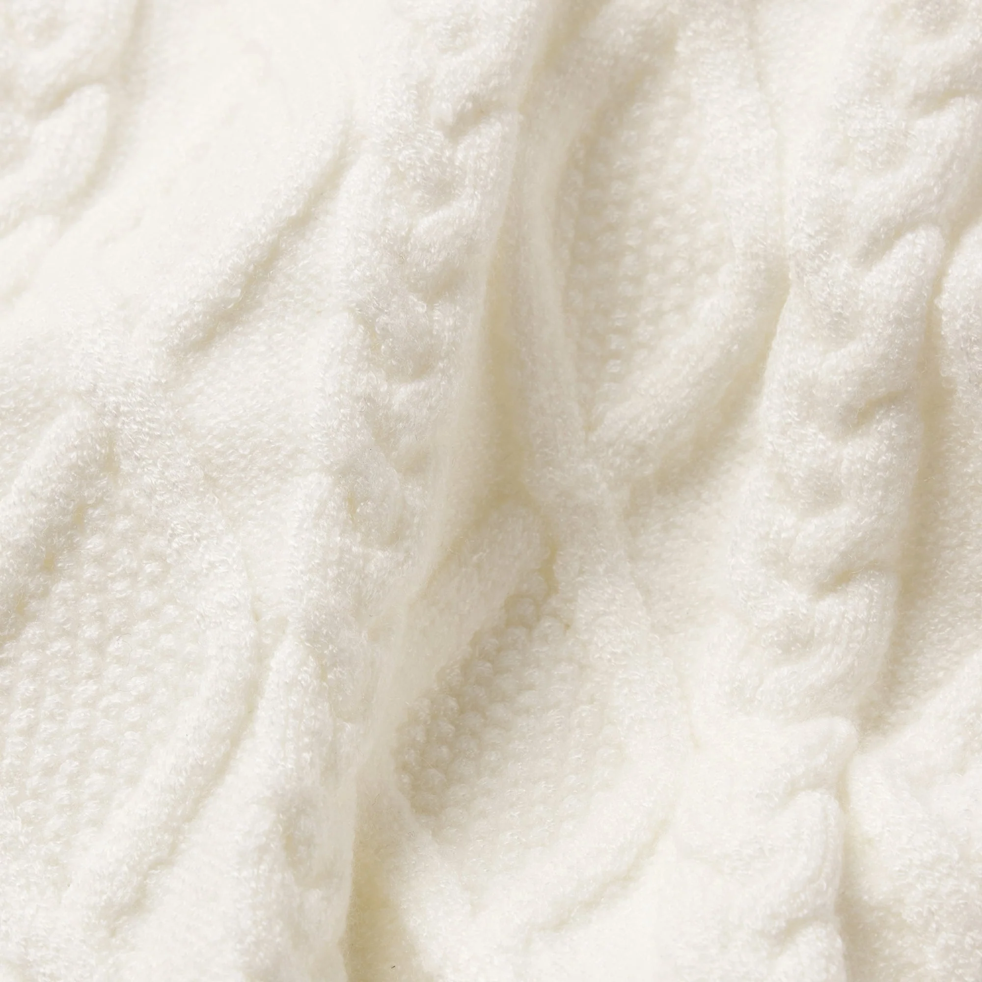 SWEATER KNITS CABLE KNIT SHORT | IVORY - Image 5