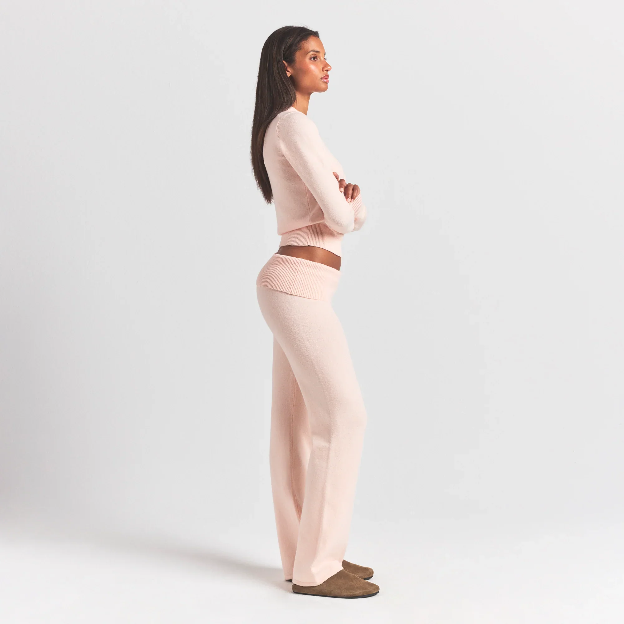 SWEATER KNITS FOLDOVER PANT | PRIMROSE - Image 3