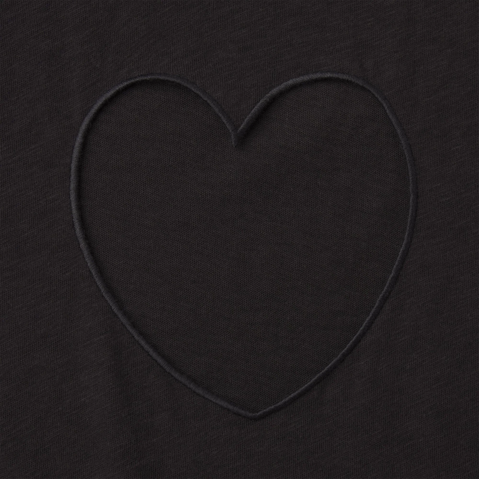 WORN IN JERSEY HEART BABY TEE | WASHED ONYX - Image 6